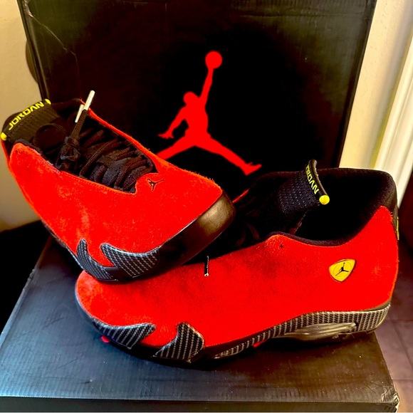 🔥🔥AIR JORDAN 14 FERRARI🔥🔥 2014 RELEASE 🔥🔥🔥🔥 - Picture 10 of 11